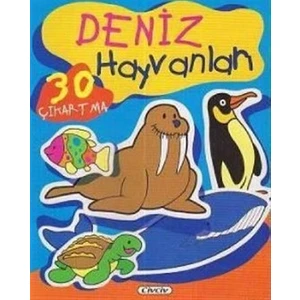 Çiçek Yayıncılık - Deniz Hayvanları (30 Çıkartma)