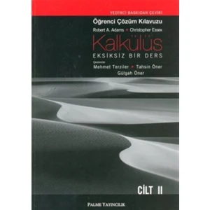 Kalkülüs Eksiksiz Bir Ders Öğrenci Çözüm Klavuzu Cilt II