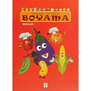 Eğlenceli ve Eğitici Boyama - Sebzeler