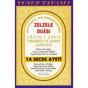 Zezele Duası - Yasin-i Şerif Tebareke ve Amme Sureleri (Dergi Boy) (D32) - Yusuf Tavaslı