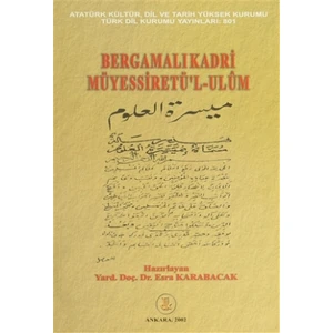 Bergamalı Kadri Müyessiret’l-Ulum