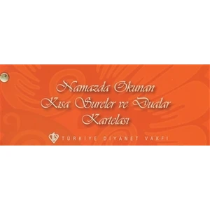 Namazda Okunan Kısa Sureler ve Dualar Kartelası