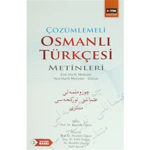 Çözümlemeli Osmanlı Türkçesi Metinleri