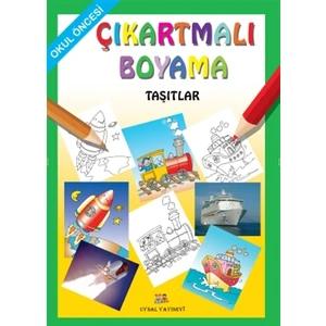 Çıkartmalı Boyama : Taşıtlar