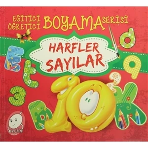 Eğitici Öğretici Boyama Serisi: Harfler Sayılar