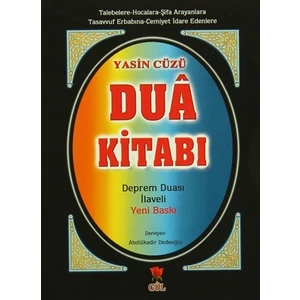Yasin Cüzü Dua Kitabı Deprem Duası İlaveli