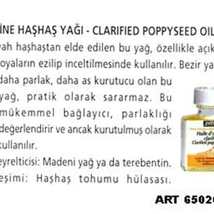 650201 Haşhaş Yağı 75 Ml.