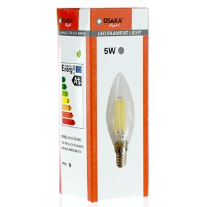 Osaka Light 5W-50watt  Led Flmanlı  Ampul E14 Beyaz