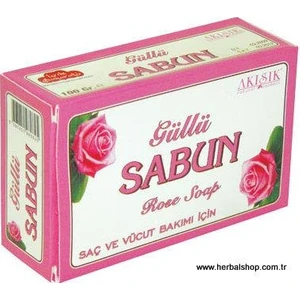 3 Adet Akışık Güllü Sabun 100Grx3 Adet Gül Sabunu Rose Soap