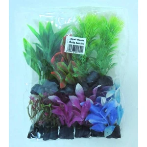 Plastik Bitki 8-10 Cm. (12 Adet)