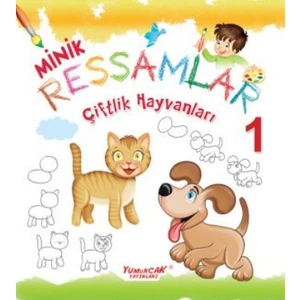 Minik Ressamlar Boyama Seti 4 Kitap