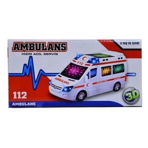 Can Oyuncak 89-2689B Kutulu Pilli Ambulans