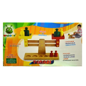 Oyuncak 066Kr Woodoy Ahşap Terazi