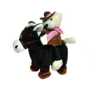Oyuncak 1108Jx Kt.Kovboy Peluş Ayı Ve At