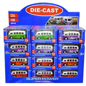 Oyuncak 1536Vr Çek-Bırak Kutulu 1:55 Metal Otobüs (1 Adet)