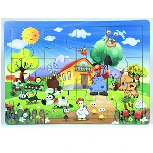 Dodo Oyuncak Usl-V247271 Eğitici Ahşap Puzzle 12 Parça
