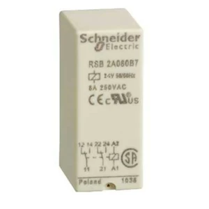 Schneider 8 Pinli 24V Ac Röle Rsb2A080B7 8P 24Vac