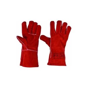İthal Eldıven Derı Kaynakçı Kırmızı