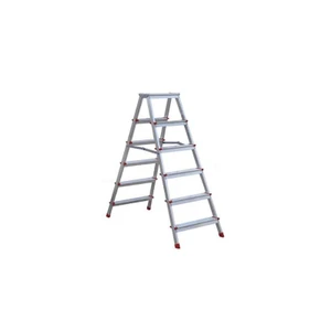 Alüminyum Çift Çıkışlı 6 Basamaklı Merdiven