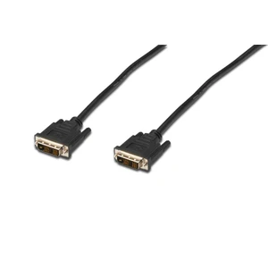 Dvı-D Bağlantı Kablosu, Dvı-D (18+1) Erkek - Dvı-D (18+1) Erkek, 2X Ferrite Kömürlü, 2 Metre, Ul, Awg 28, Siyah