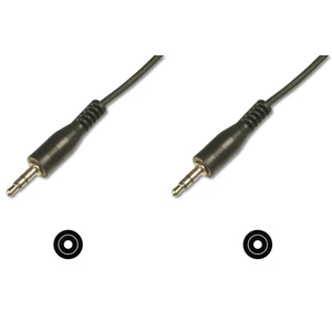 Stereo Ses Kablosu, 3.5 Mm Erkek - 3,5 Mm Erkek, 1.50 Metre, Ccs, 2X0.10/10 Zırhlı, Siyah Renk
