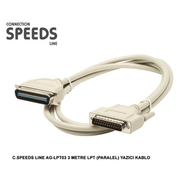 C.Speeds Lıne Ag-Lpt03 3 Metre Lpt (Paralel) Yazıcı Kablo Fiyatı
