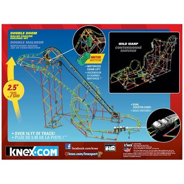 【KKKK】カルム・ド・リューセック 2002年 2本セット他 K'Nex Double Doom Roller Coaster Set (Motorlu) Thrill Rides Fiyatı