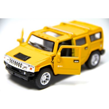 Kinsmart 2008 Hummer H2 SUV (Sarı) 1:40 Metal Çek Bırak Fiyatı