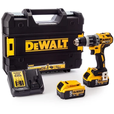 Dewalt DCD796P2-QW 18V/5.0Ah Li-ion Çift Akülü Kömürsüz Profesyonel Darbeli