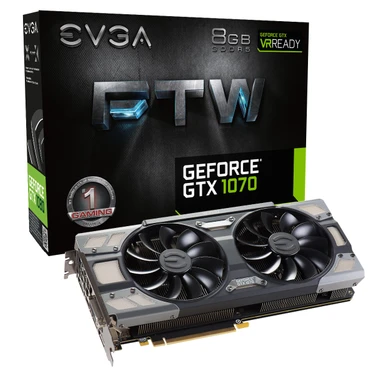 EVGA Nvidia GeForce GTX 1070 FTW Gaming ACX 3.0 8GB 256Bit Fiyatı