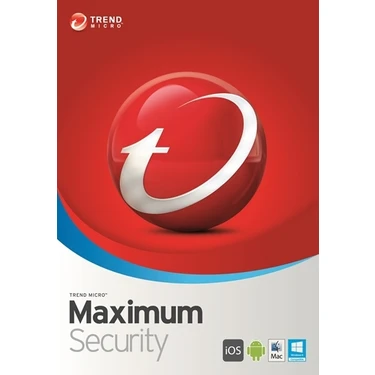 Trend Micro Maximum Security - 3 Bilgisayar / 1