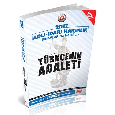 Hür Yayınları Adli İdari Hakimliği Türkçenin Adaleti Tamamı Çözümlü Soru