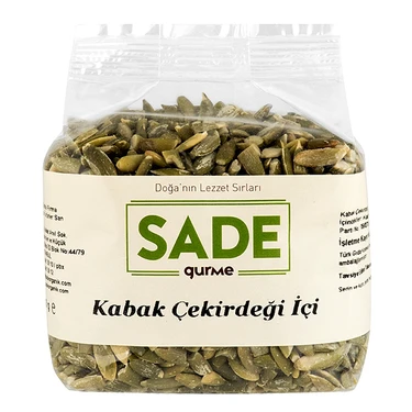 Sade Organik Sade Kabak Çekirdeği İçi 250