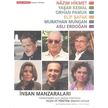 İnsan Manzaraları Türkiye'den Altı Yazar Portresi 6 Film DVD ve 6