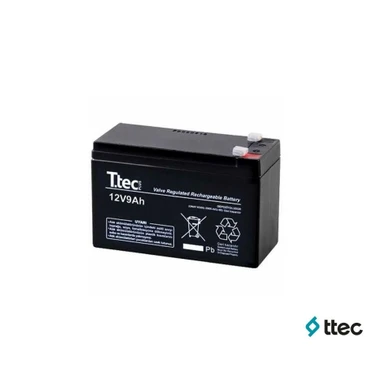 Ttec 12V 9AH Bakımsız Kuru Akü AGM Özellikli Yüksek Kapasite ve Güçlü