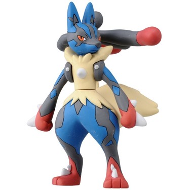 Bandai Figur Pokemon Evolution Department 44 Lucario Riolu Model ...