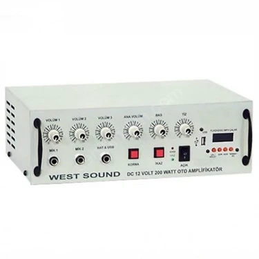 West Sound Tks 200 Usb 12 Volt Amfi 200