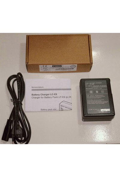 Canon LP-E6 / LC-E6E Şarj Aleti 7D 5D MARK II 50D 60D 70D