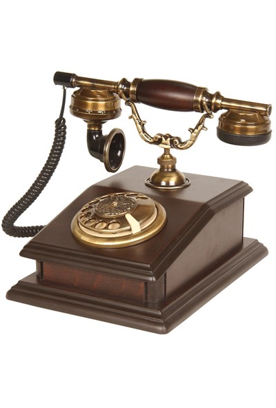 Anna Bell Ahşap Büro Klasik Telefon