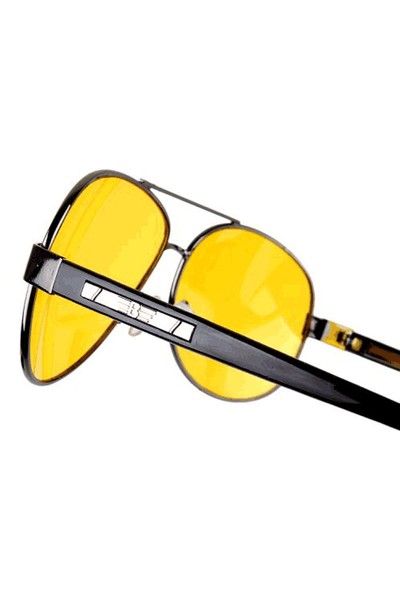Toptancı Kapında Metal Çerçeveli Anti Far Gece Görüş Gözlüğü (Damla Modeli)