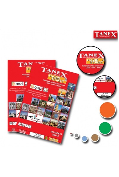 Tanex Tw-2015 Lazer Etiket 45X45