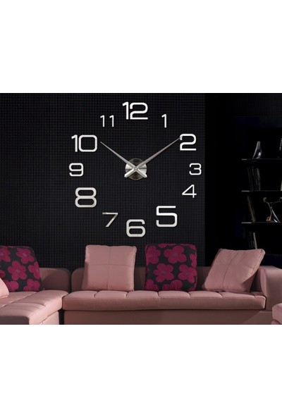Dıy Clock Yeni Nesil 3D Duvar Saati model 4
