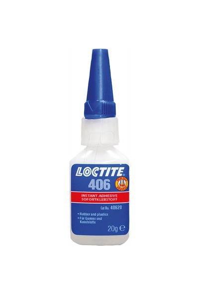 Loctite 406 Hızlı Yapıştırıcı (Plastik, Kauçuk) 20 Gr