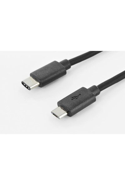 DIGITUS USB Type-C bağlantı kablosu, Type-C - mikro USB 2.0 - 1.8 metre