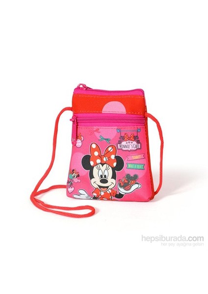 Minnie Mouse Lisanslı İpli El Ve Omuz Çantası