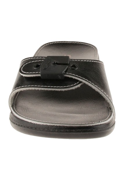 6500 Minelli Düz Siyah Kadın Terlik modelleri