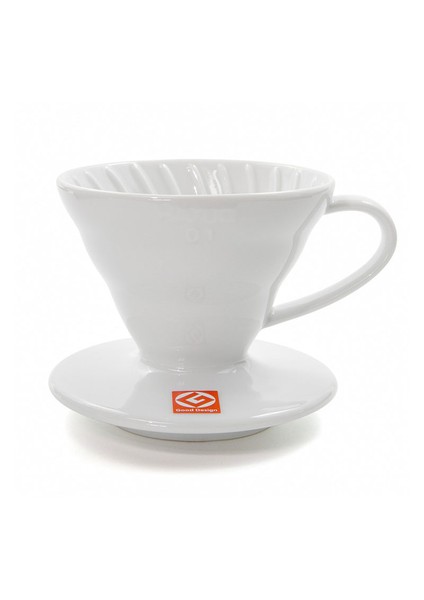 V60 01 Seramik Beyaz Dripper