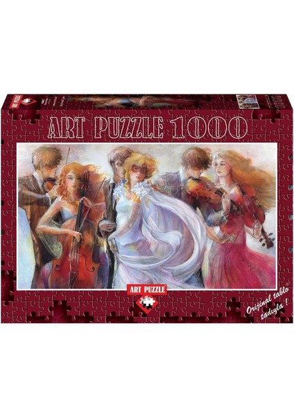 Art Puzzle 1000 Parça Panorama Maskeli Balo