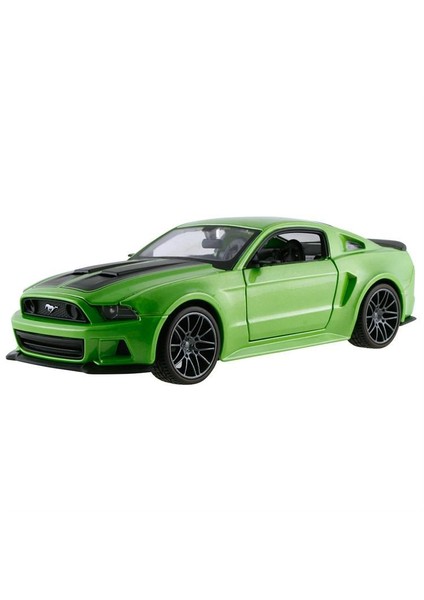 Maisto 2014 Ford Mustang Street Racer 1:24 Model Araba S/E Yeşil