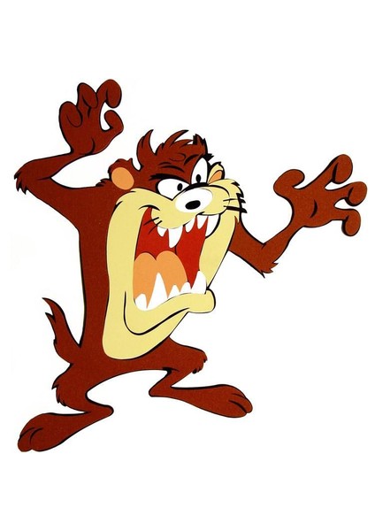 Necotoys Tazmanya Canavarı Eva Duvar Süsü